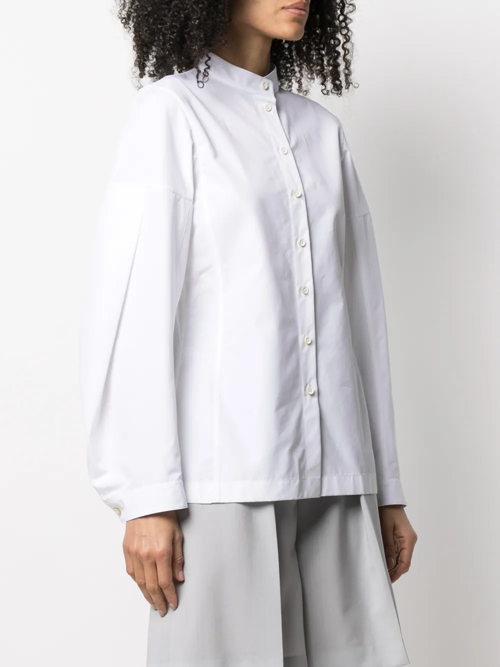 фото Jil sander рубашка с воротником-стойкой