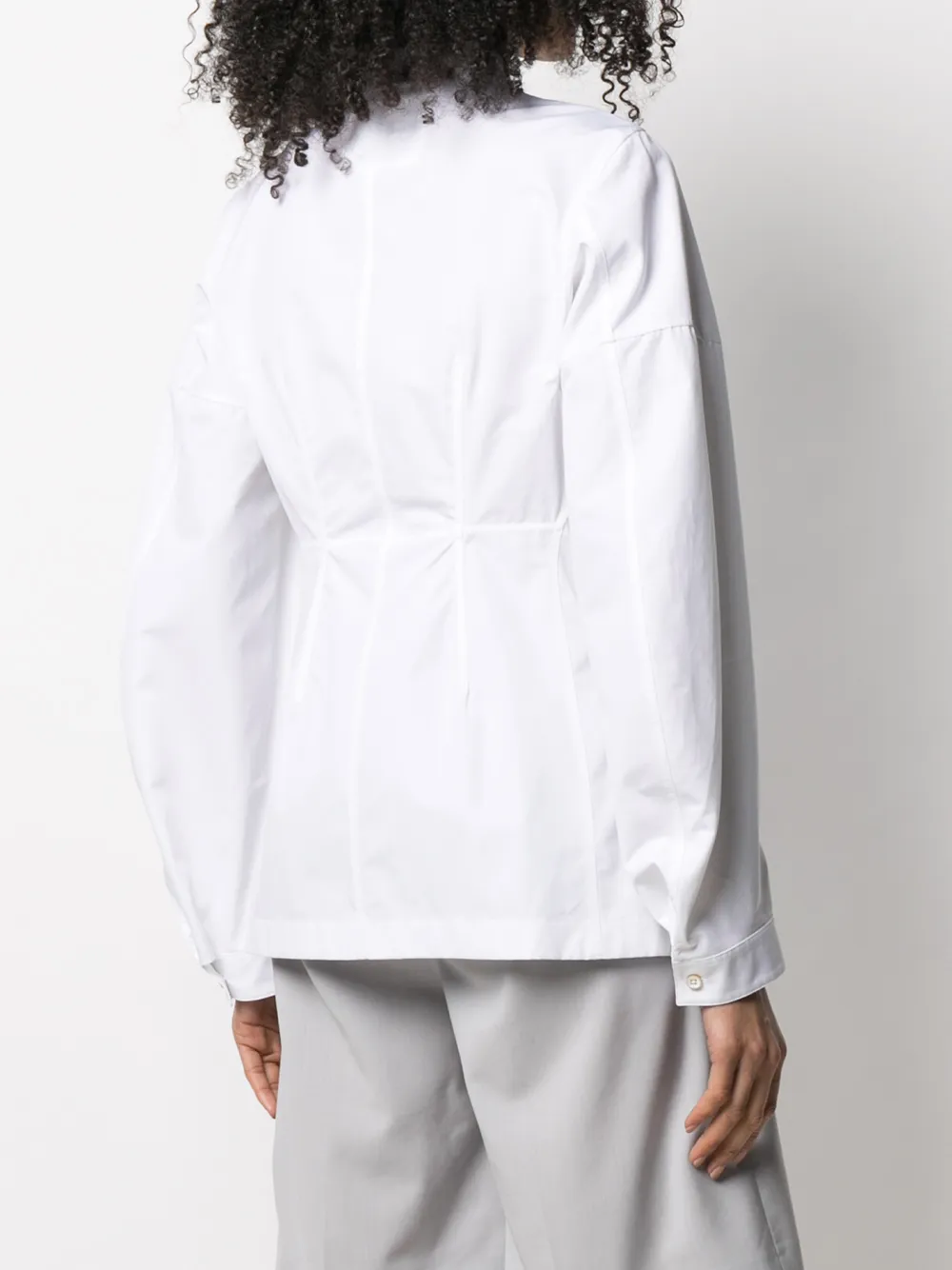 фото Jil sander рубашка с воротником-стойкой