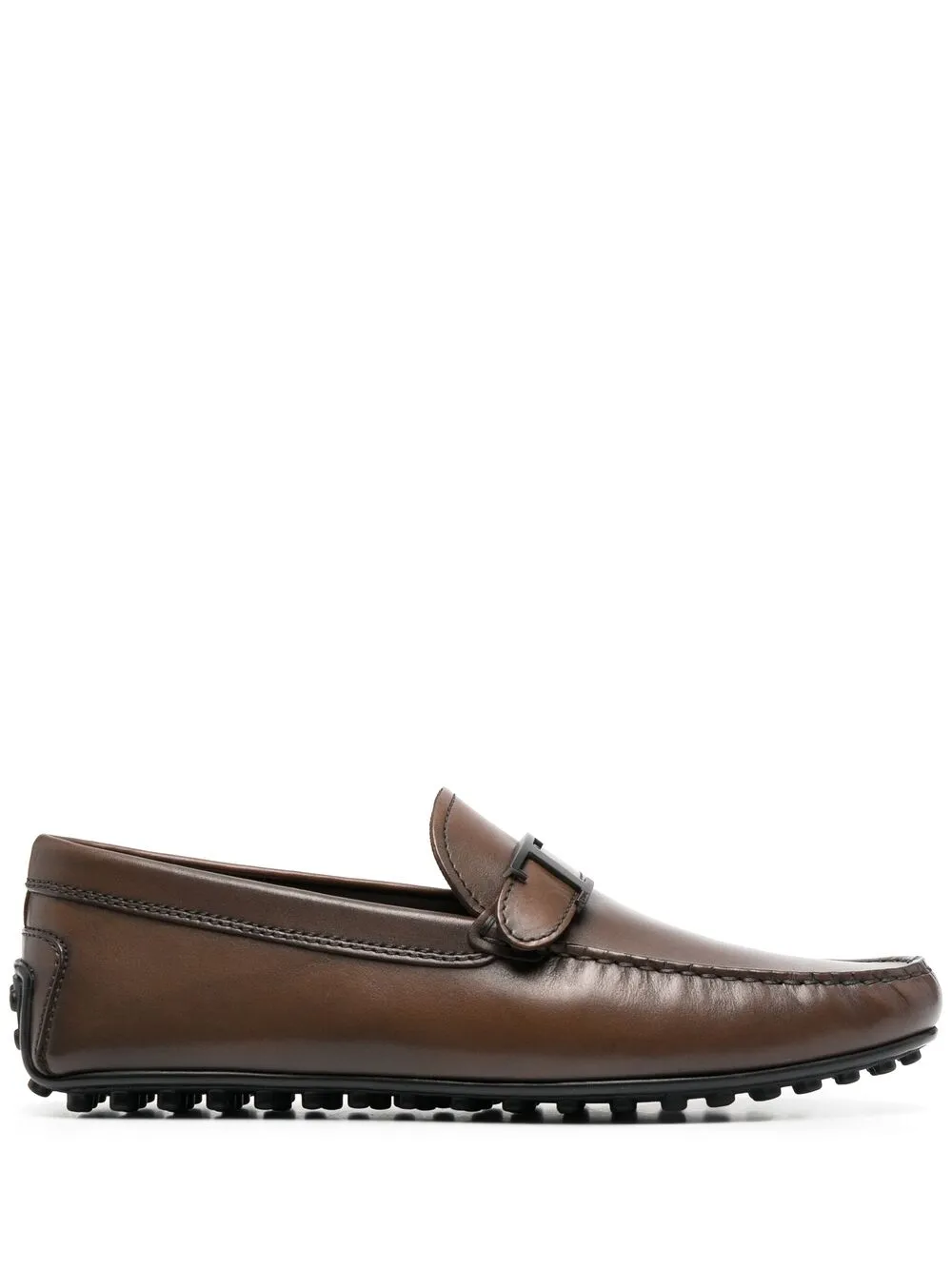 

Tod's mocasines con placa del logo - Marrón