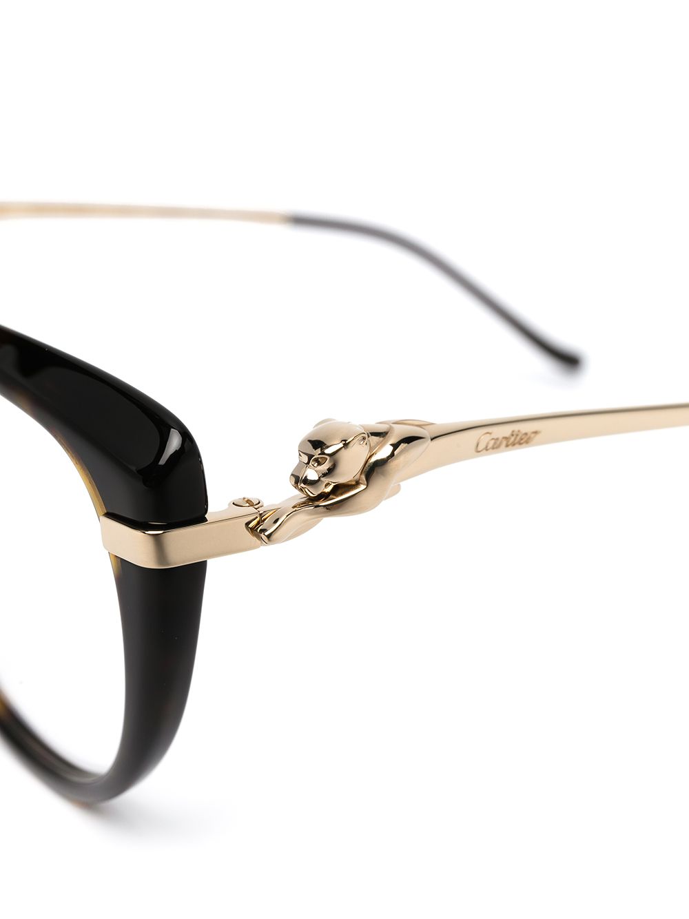 фото Cartier eyewear очки panthère в оправе 'кошачий глаз'
