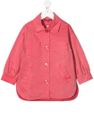 kids red denim jacket