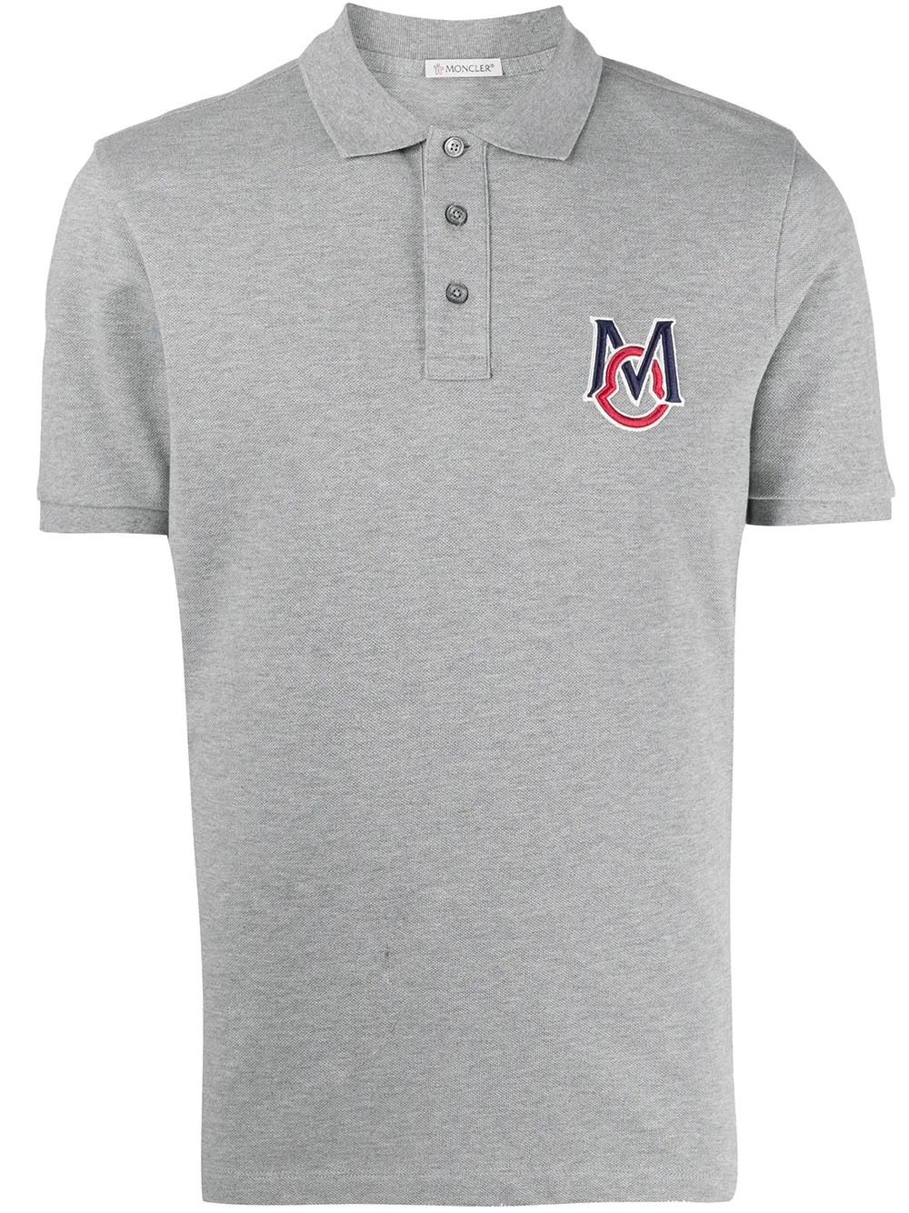 logo-embroidered polo shirt