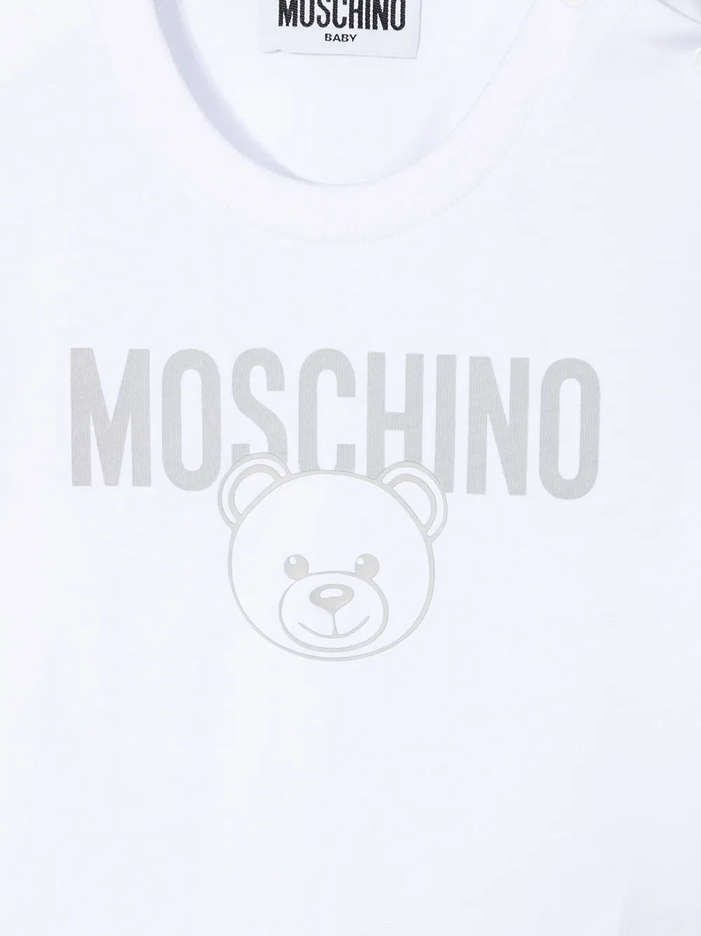 фото Moschino kids футболка с логотипом