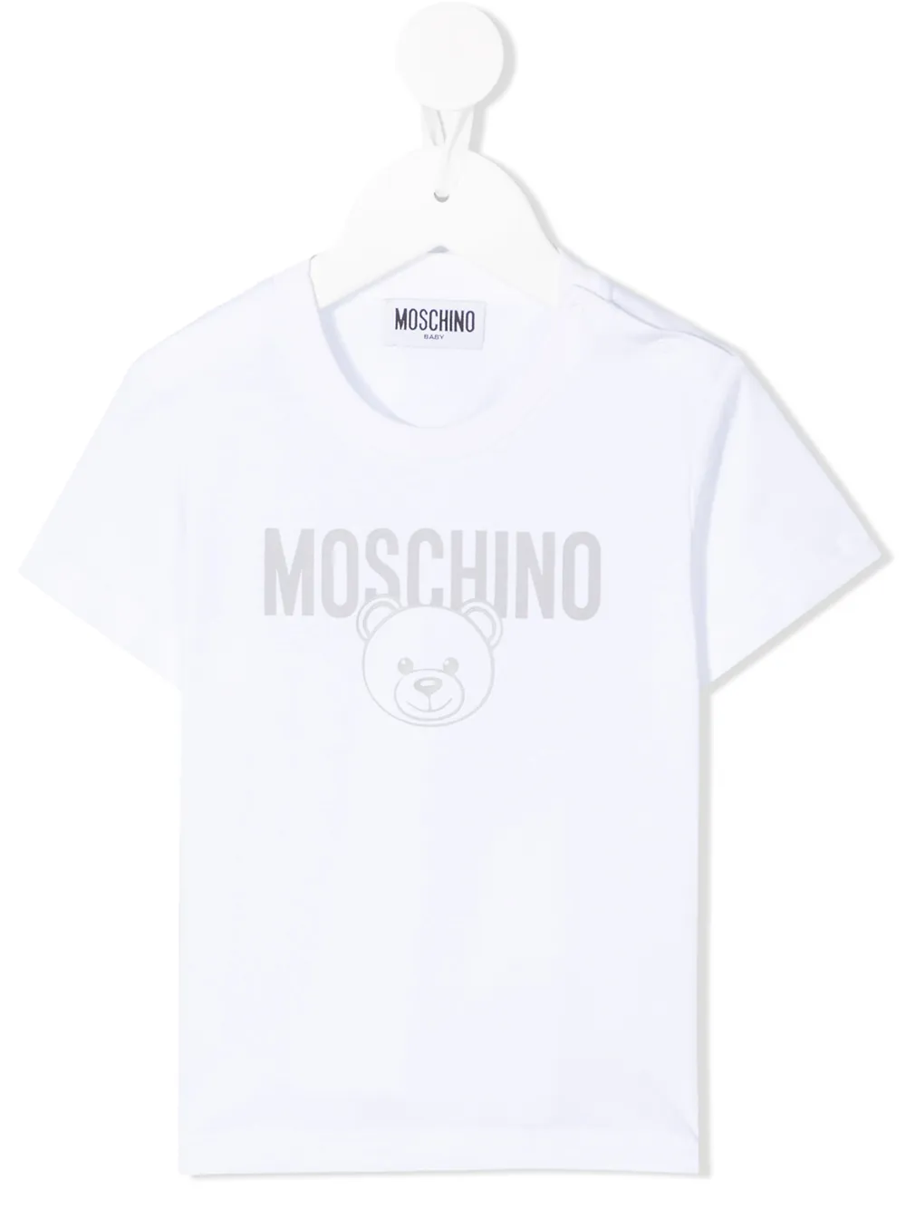 фото Moschino kids футболка с логотипом