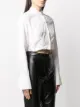 Dries Van Noten Pre-Owned 1990s cropped button-up shirt