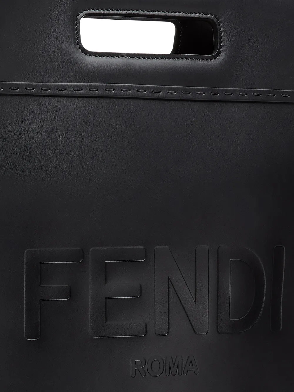 фото Fendi сумка-тоут n-s с тисненым логотипом