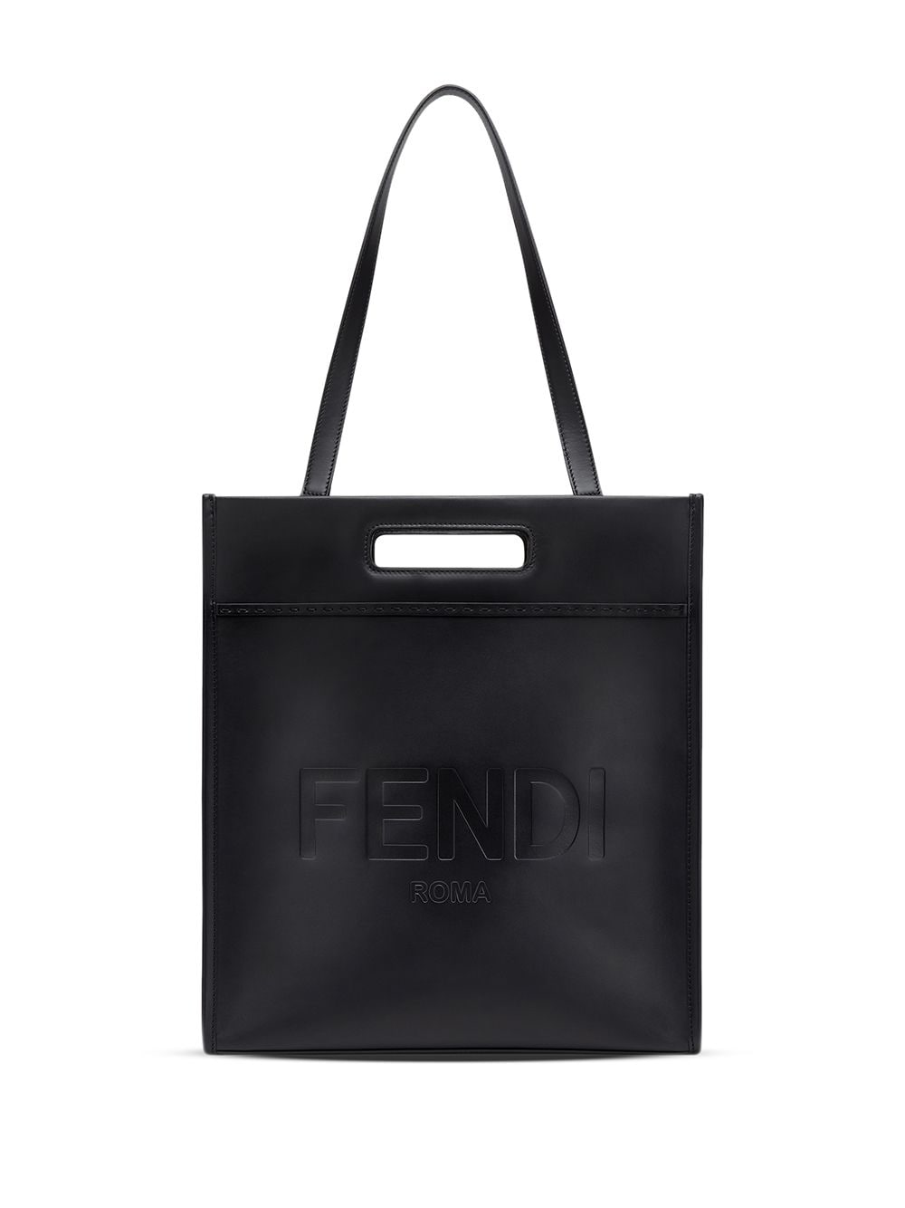 фото Fendi сумка-тоут n-s с тисненым логотипом
