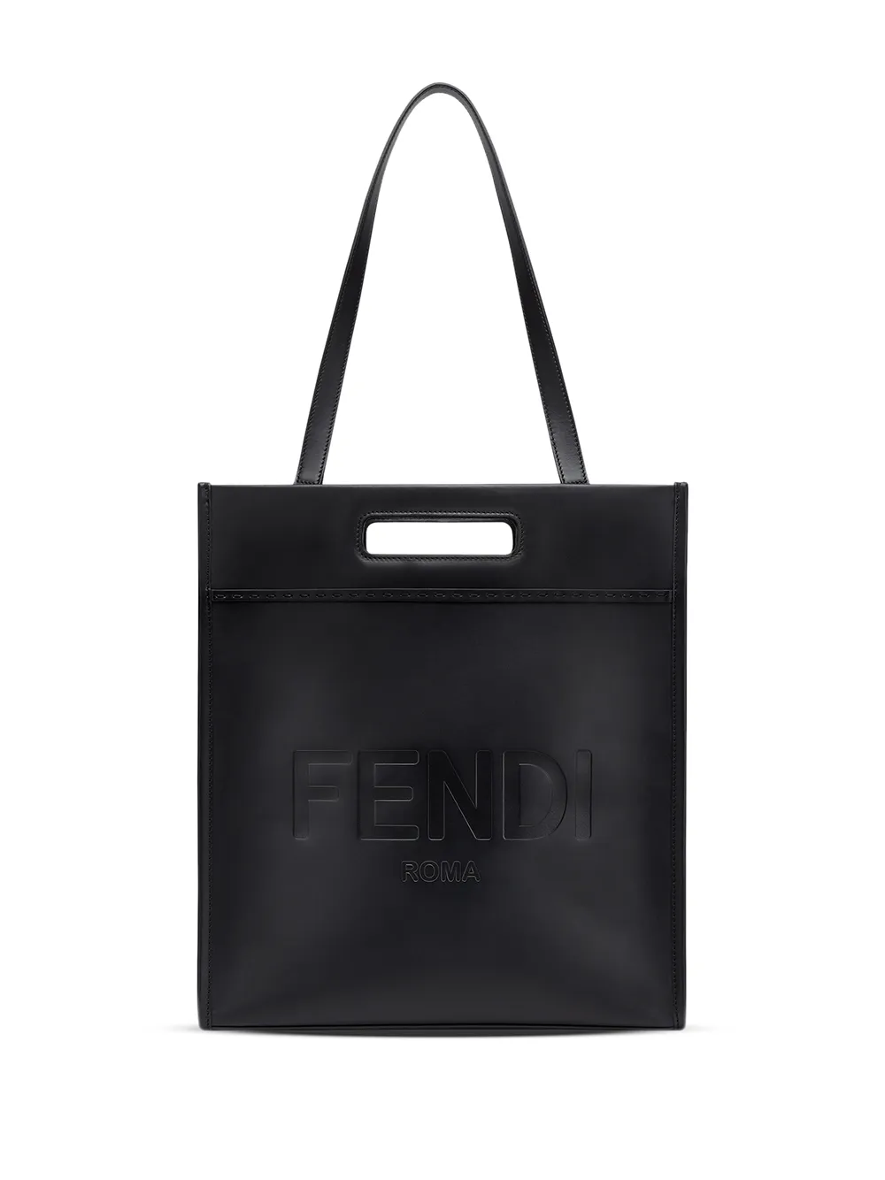 фото Fendi сумка-тоут n-s с тисненым логотипом