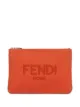 Image 1 of Fendi raised logo medium pouch