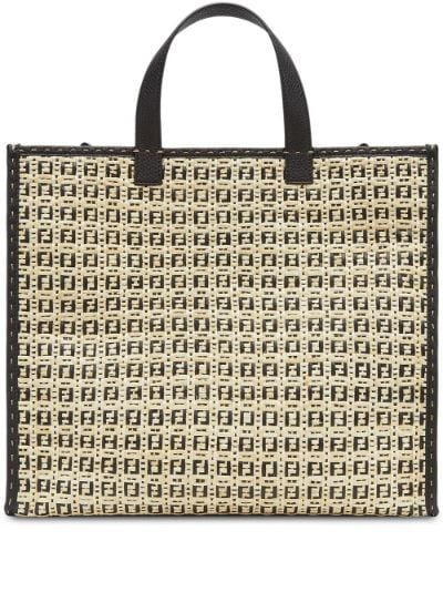 fendi logo shopper bag