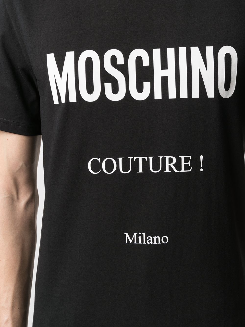 Shop Moschino Couture logo-print T-shirt with Express Delivery - FARFETCH