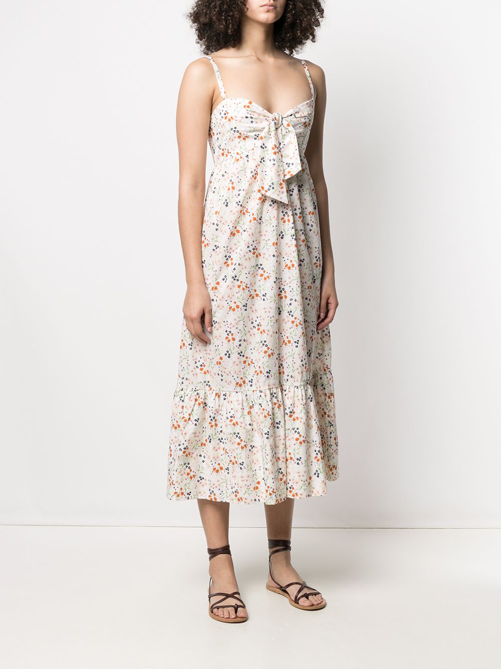 платье миди с цветочным принтом L'Autre Chose 163662695252