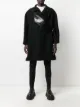 Image 2 of Yohji Yamamoto Pre-Owned asymmetric lapels buttoned coat