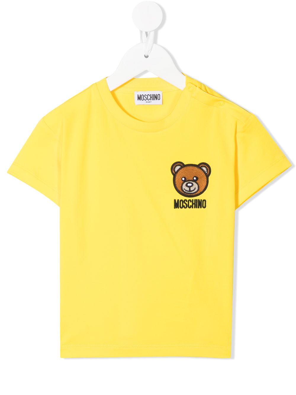 фото Moschino kids футболка teddy bear с короткими рукавами