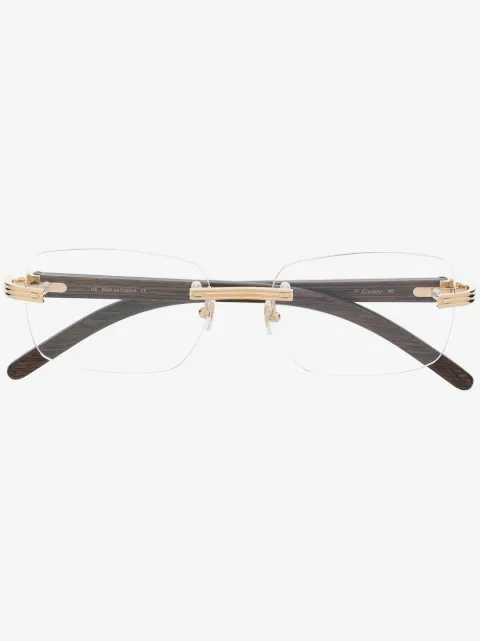 Cartier Eyewear C de Cartier rectangle-frame glasses
