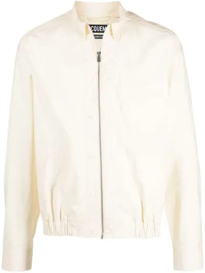 Jacquemus Le Blouson logo shirt jacket 
