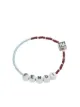 Image 1 of Fendi logo charm beads bracelet