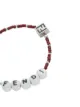 Image 2 of Fendi logo charm beads bracelet