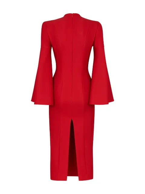 express tulip sleeve sheath dress