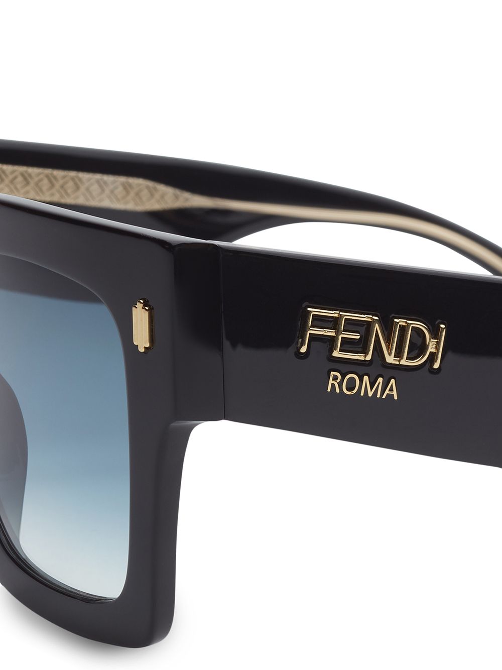 фото Fendi солнцезащитные очки fendi roma в квадратной оправе