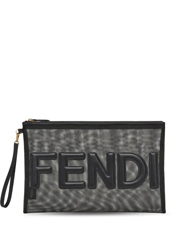 fendi logo pouch