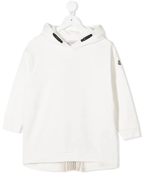 Moncler Enfant Vestido com pregas