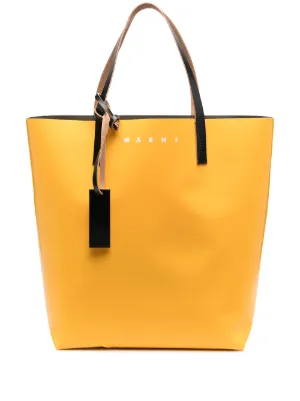 初売り 手さげバッグ トートバッグ メンズ Marni マルニ ハンドバッグ トートバッグ コントラストパネル 鞄 メンズバッグ Williamsav Com