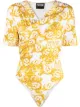 Image 1 of Versace Jeans Couture Barocco-print short-sleeved bodysuit