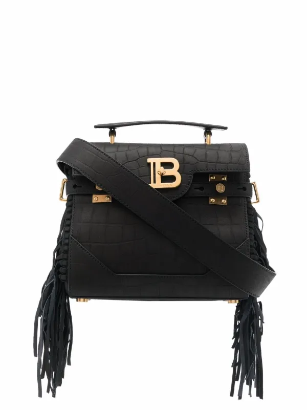 balmain embossed tote