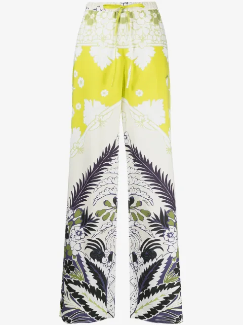 Valentino Garavani floral-print trousers