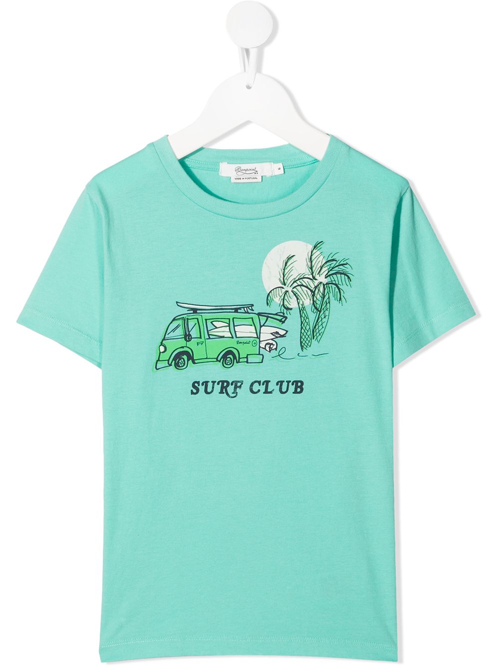 Shop Bonpoint Surf Club T-shirt In Blue