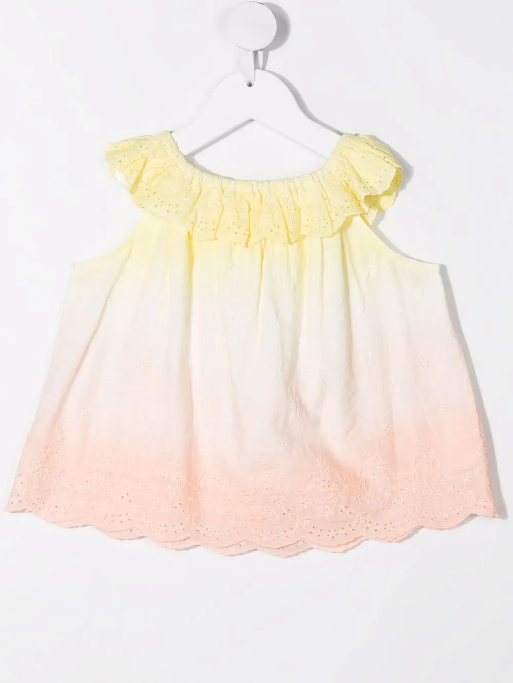 Image 2 of Bonpoint TEEN tie-dye sleeveless top