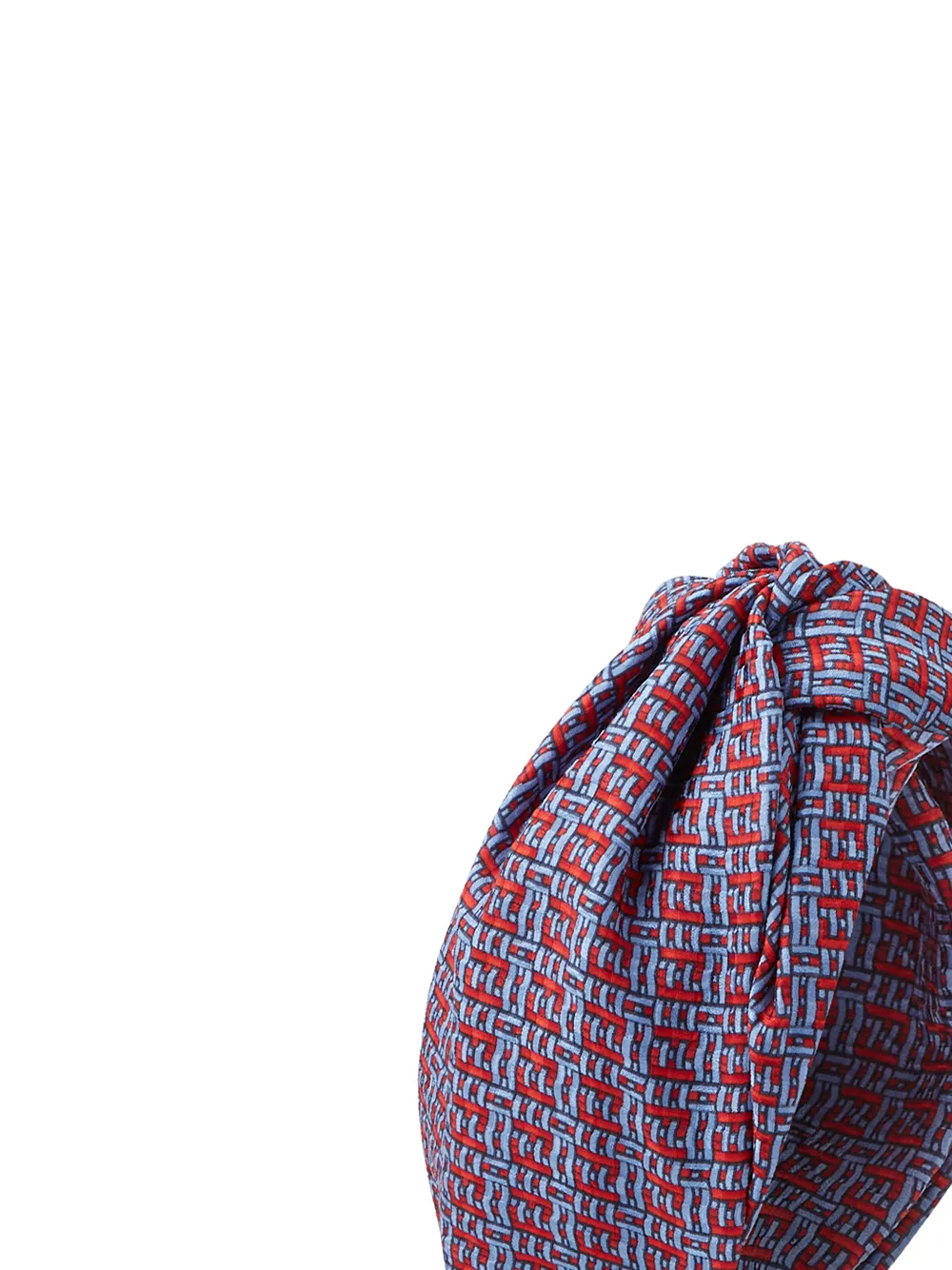фото Fendi повязка на голову с геометричным принтом