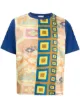Image 1 of Pierre-Louis Mascia Aloe printed front T-shirt