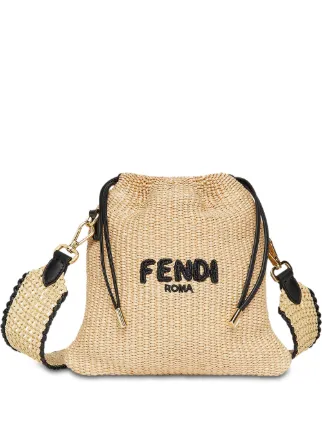 fendi woven tote