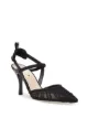 Image 2 of Fendi macramé-detail slingback pumps