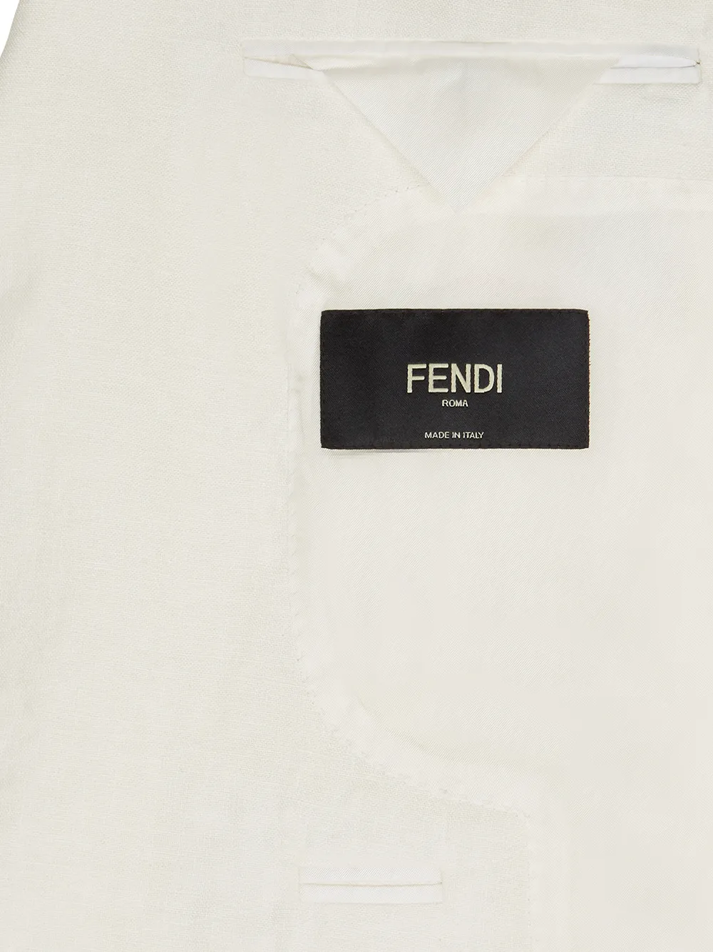 фото Fendi однобортный пиджак с логотипом ff