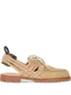 Image 1 of Fendi woven-trim boat shoes