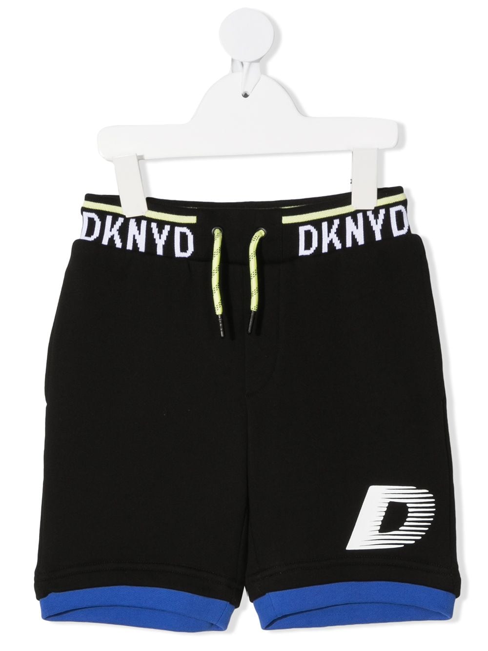 фото Dkny kids спортивные шорты с логотипом на поясе