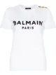 Imagem 1 de Balmain Camiseta de algodão com estampa de logo