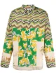 Image 1 of Pierre-Louis Mascia Razzoli patchwork-print cotton shirt