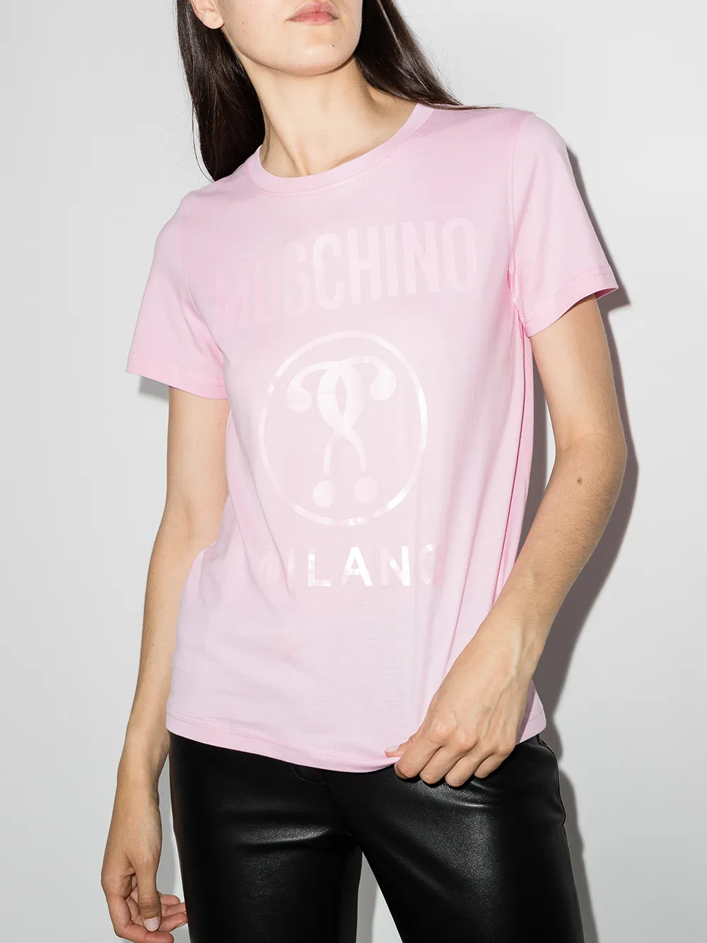 Image 2 of Moschino logo print T-shirt