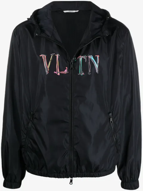 Valentino Garavani chamarra con etiqueta VLTN