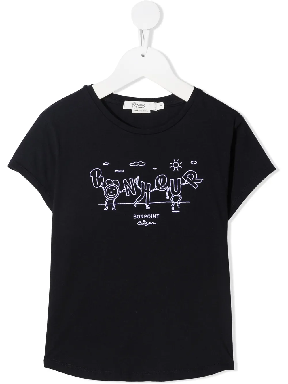 Bonpoint embroidered logo T-shirt