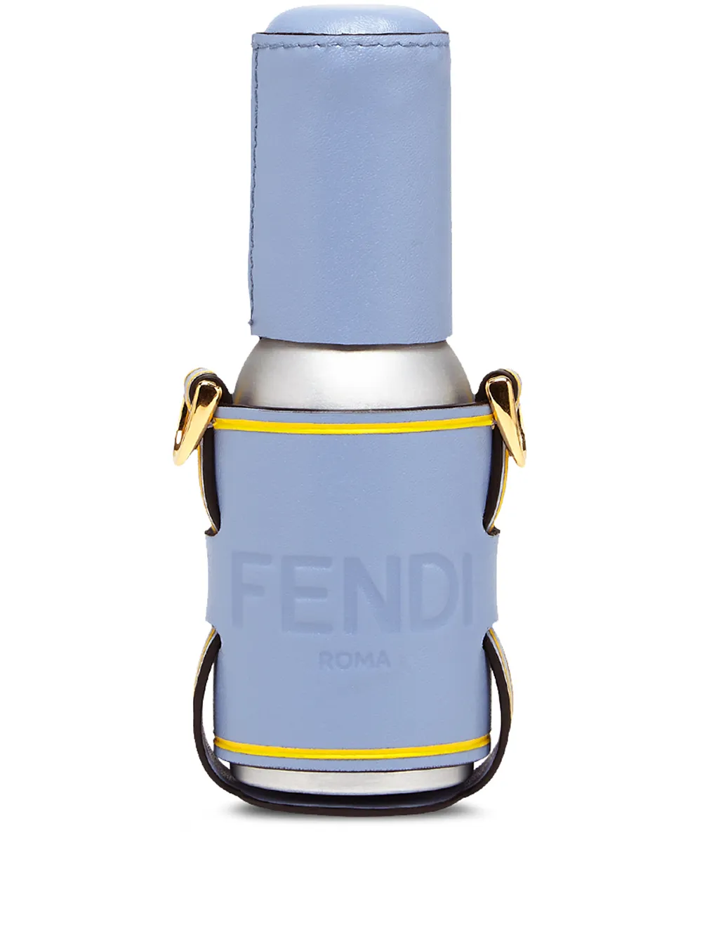 Fendi Logo-print Hand Sanitizer Holder In Blue