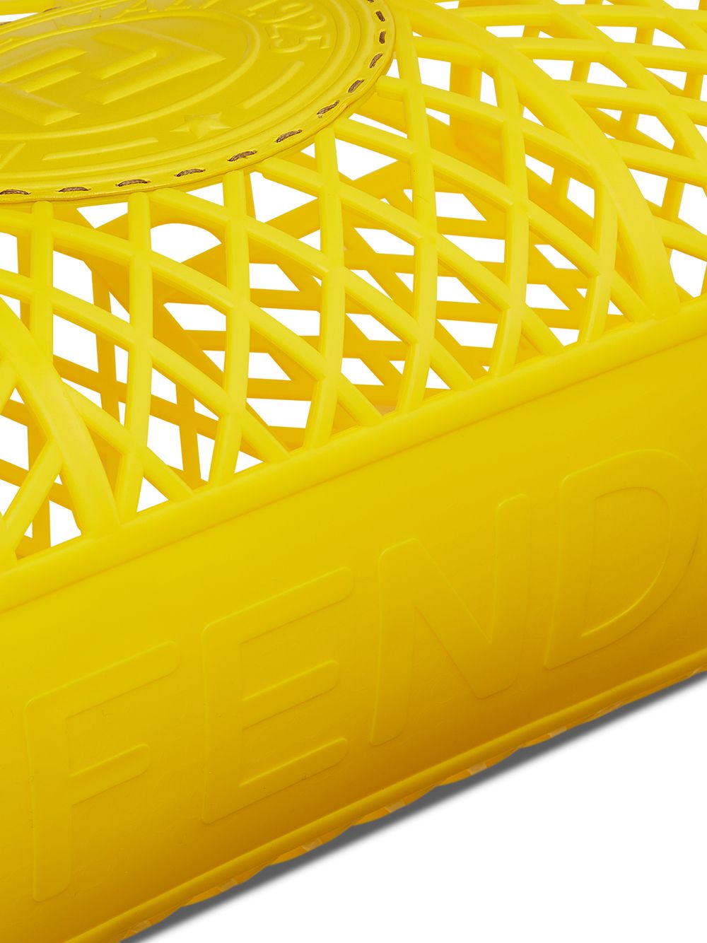 фото Fendi корзина среднего размера с логотипом