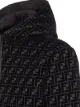 Fendi velvet FF zipped hooded jacket