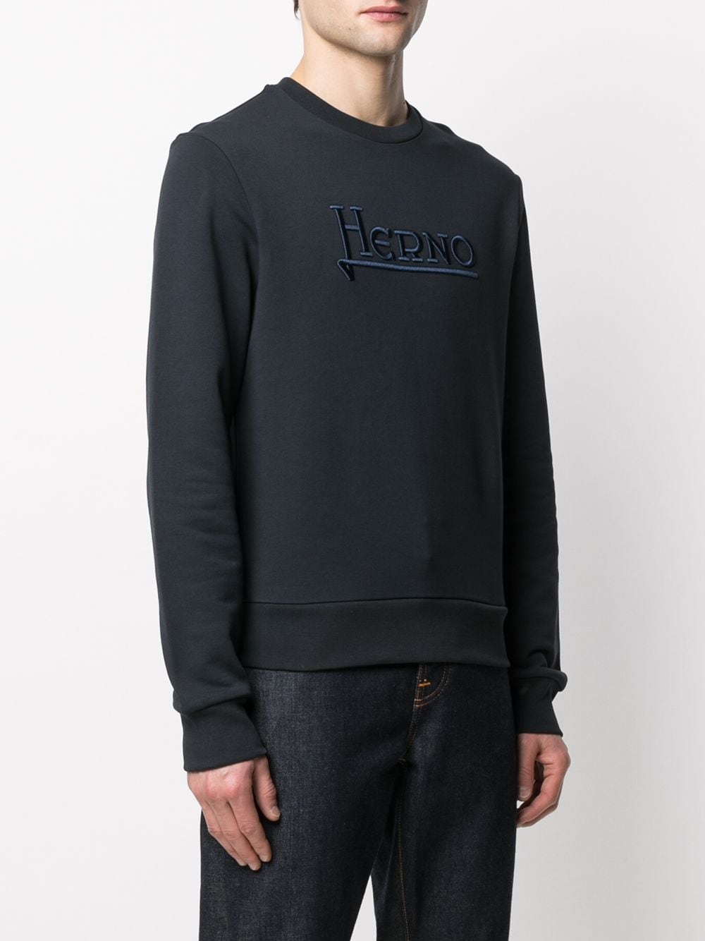 Herno logo-embroidered Sweatshirt - Farfetch