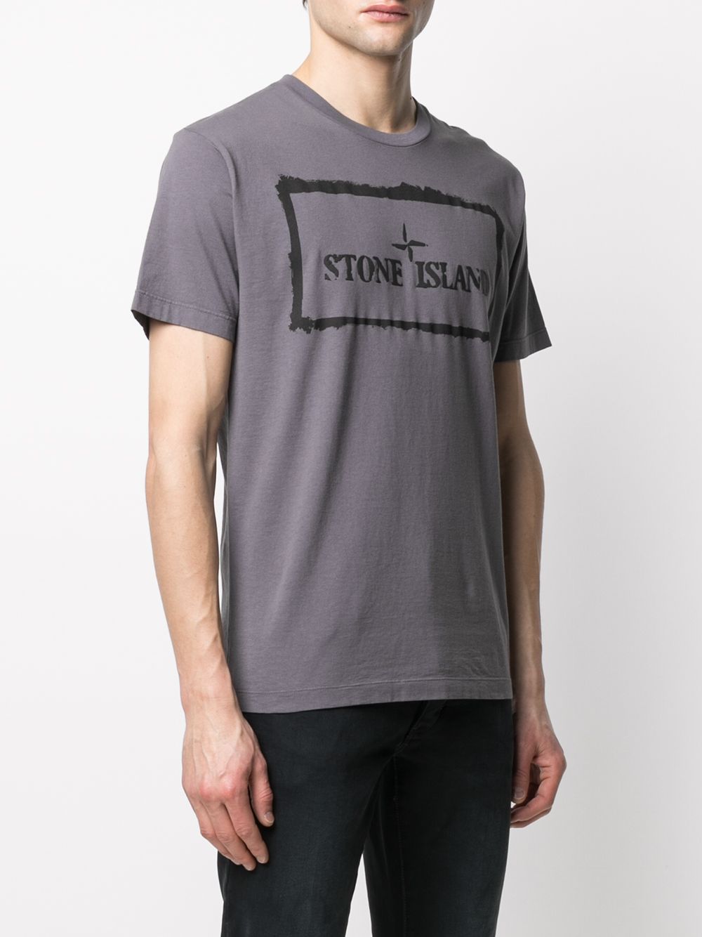 фото Stone island футболка с логотипом