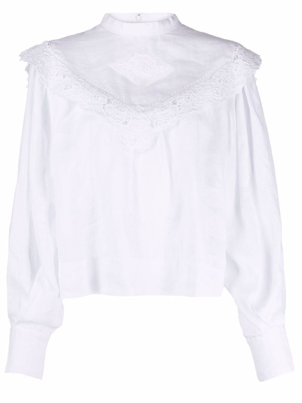 

Isabel Marant Étoile blusa Elija con mangas dolman - Blanco